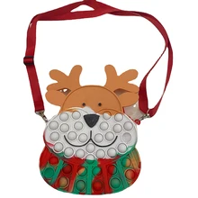 Sac de décompression Pioneer Zero pour enfants, portefeuille de la série de noël, jouets de décompression 