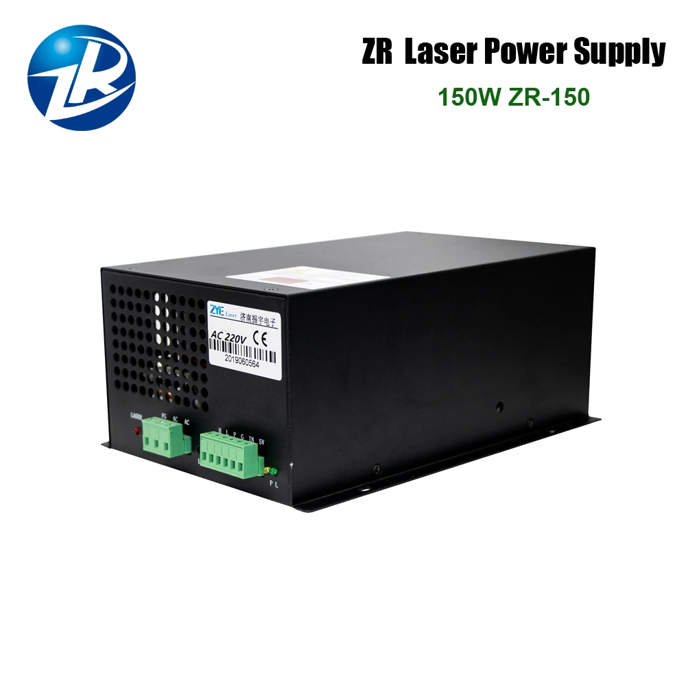 

Zurong ZR-150W лазерный Питание 150W PUS MYJG-150 150 Вт 180 Вт для CO2 лазерную трубку высокого Напряжение станок для гравировки и резки