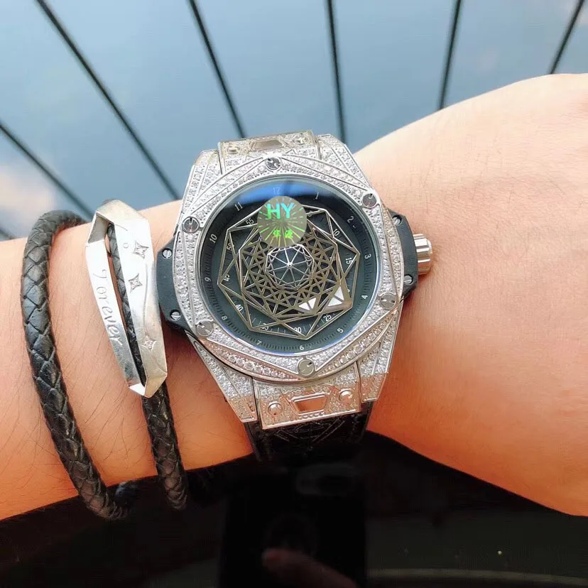 A09161 Mens Watches Top Brand Runway Luxury European Design Automatic Mechanical Watch