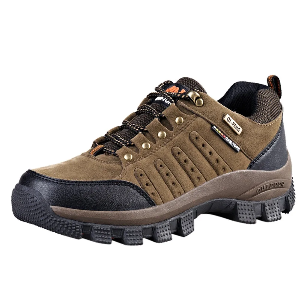 

MUQGEW Shoes Woman Men Unisex Outdoor Couple Breathable Non-slip Hiking Low top Lace UP Mesh Rubber Shoes mochilas mujer 2019