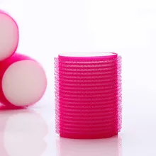 6 шт./компл. 4 см случайный цвет пластиковый самоклеющийся поролоновые бигуди подкручивающий волшебный ролики парикмахерские типа сделай себе сам дизайн ящик для инструментов