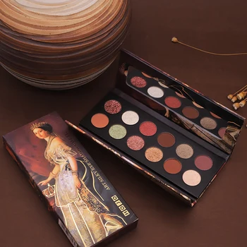 

HOJO Eyeshadow Palette King Power Noble Oil Painting Eye Shadow Pearlescent Glitter Sequins Eyeshadow Pigment Eye Shadow Palette