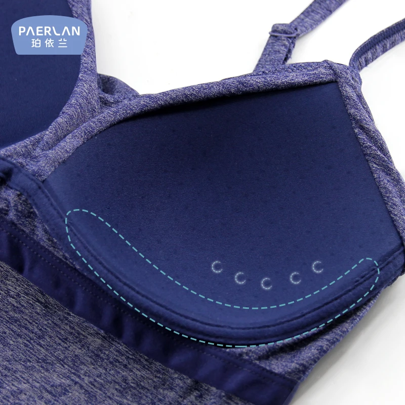 PAERLAN Can wear sling bra integrated sexy bottoming female vest with chest pad without wearing bra underwear summer