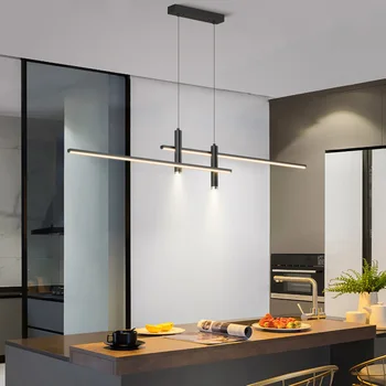 Minimalist Nordic Strip Chandelier 1