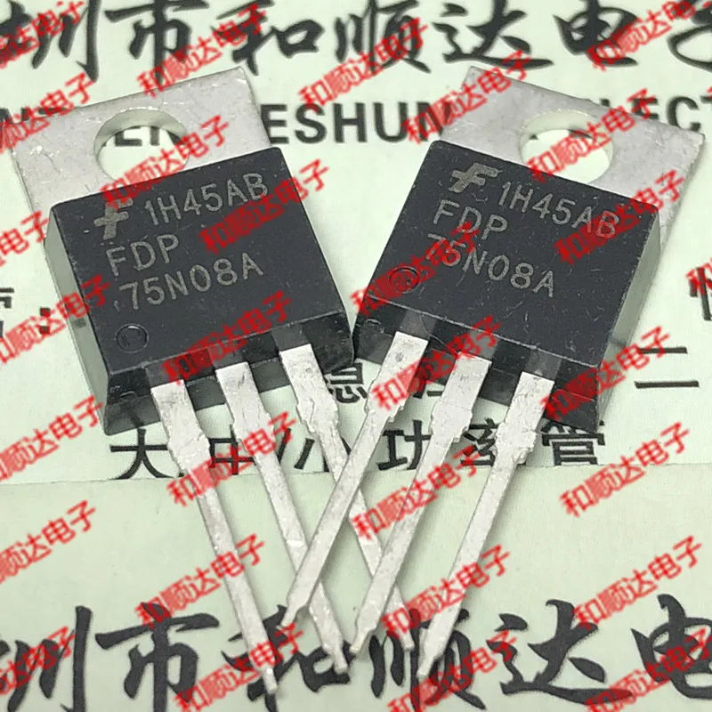 10 шт./лот FDP75N08A новые имеющиеся в 220 75V 75A