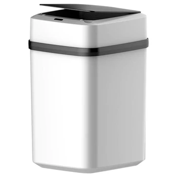 

Home Smart Trash Can Automatic Induction with Lid Living Room Kitchen Bedroom Bathroom Infrared Sensor