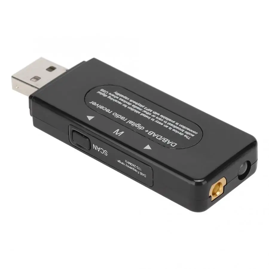 DAB/DAB+ сигналы цифровой радиоприемник USB Plug-and-Play с антенной высокой проводимости