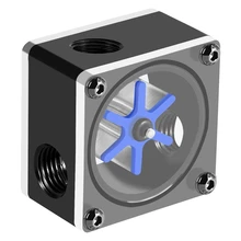 Индикатор расхода, G1/4 Резьбовая 6 крыльчатка 3 способа для ПК Компьютерная система водяного охлаждения