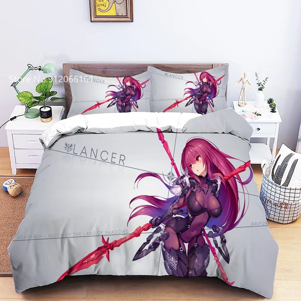 

Anime Fate Grand Order Bedding Set First Order Duvet Cover For Bedroom Home Textile Bed Quilt Cover Decoration Bedspread