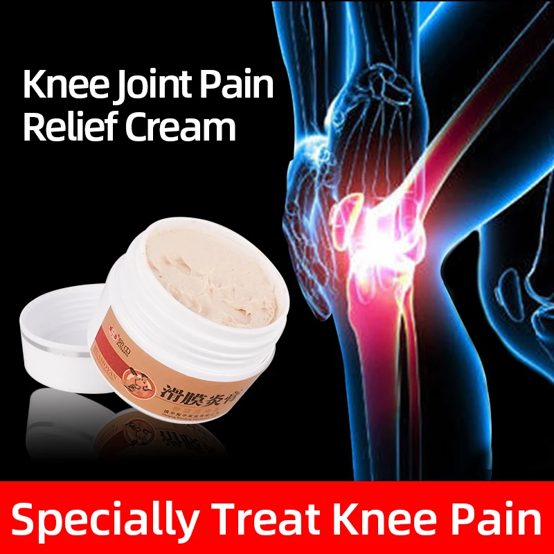 Knee Joint Pain Relief Cream Medically Treat Synovitis Cause Foot Bruises Muscle Sore Herbal Care Massage Oinment | Красота и