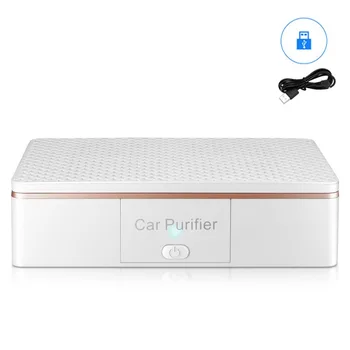 

Stand Office Non Slip Silent Home Car Air Purifier Mini Fresh Cleaner USB Aromatherapy Portable Anion HEPA Filter ABS