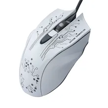 Проводная игровая мышь 5500 dpi, 6 для мыши, проводная мышь для ноутбука, ПК, подсветка, USB, оптическая мышь, светодиодный, с кнопками, игровой компьютер 90214