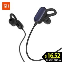 Xiaomi спортивные Bluetooth наушники Молодежная версия новейшая гарнитура с микрофоном Спортивные Беспроводные наушники Bluetooth 4,1 водонепроницаемые