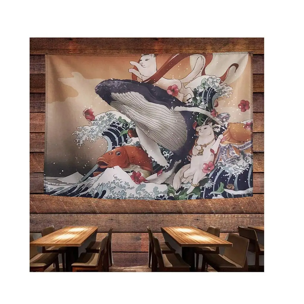 Retro Decorative Tapestry Anime Hanging Wall Art TapestryDecorative