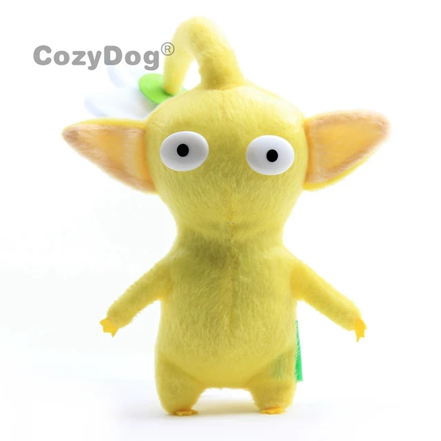 3 Styles Children Gift Pikmin Captain Olimar Bulborb Chappy   Cute Stuffed Dolls 14-25cm Kids Gift Yellow/Blue/Red Flower