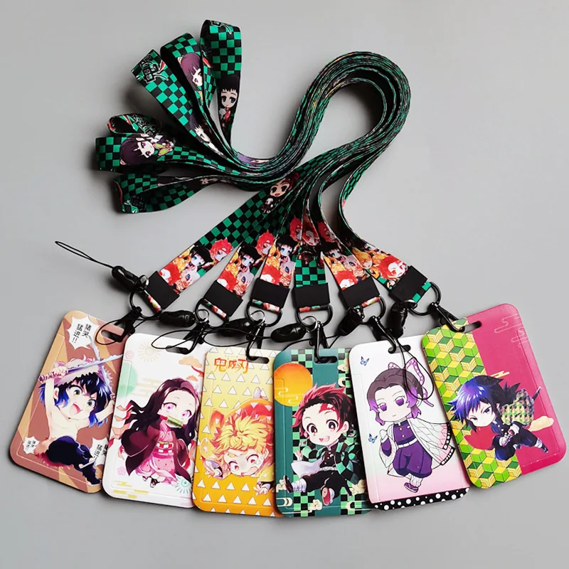 

Cartoon Animation Demon Killer Lanyard Card Holder Suitable For Flat Cards Such as Office School Event Exhibition Gift Etc