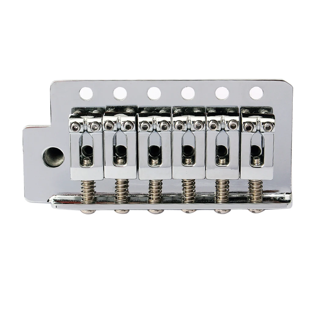 Metal Left Handed 6 Strings Electric Guitar Tremolo Bridge Set Silver