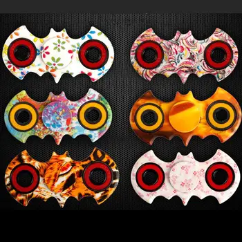 

Bat Style Oil Painting Watercolor Fidget Finger Hand Spinner ADHD Focus Toy Stress Relief Toys