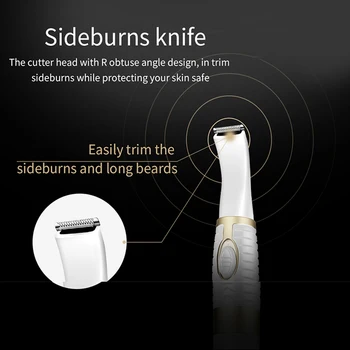 

Kemei KM-5002 2 in 1 Baby Electric Hair Clipper Cut Eyebrows Pet Shaver Trim Toe Hair Bikini Part Shaver (Without Battery)