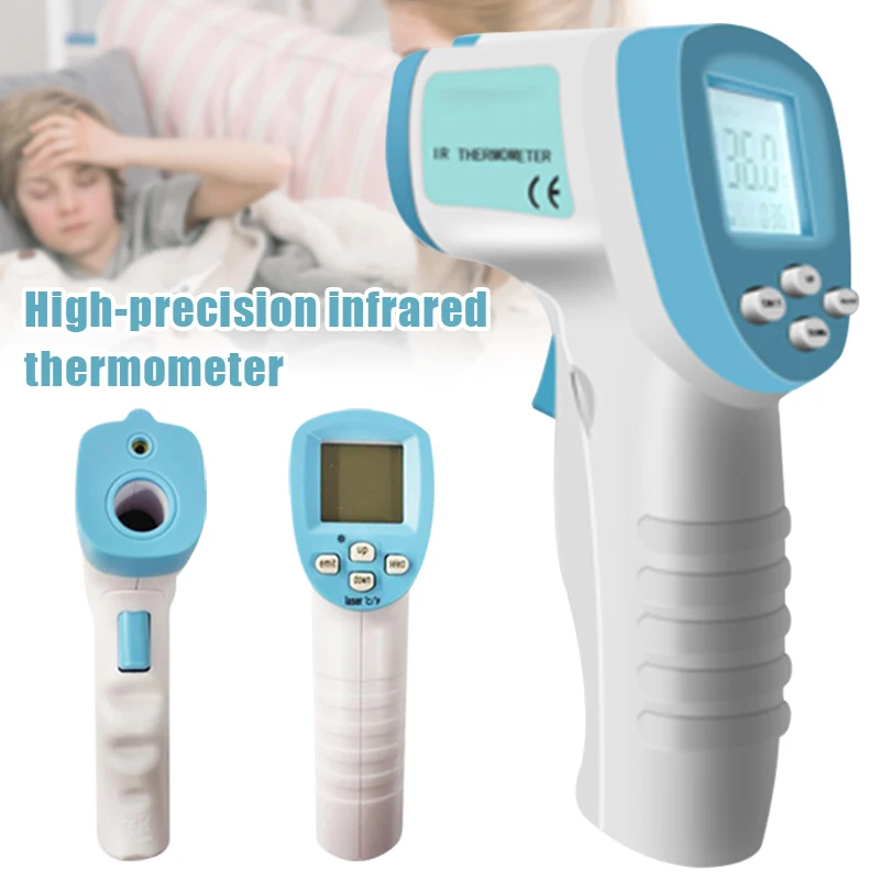 

Digital Infrared Thermometer No-contact LCD Display High Precise Thermometers Temperature Meter @M23