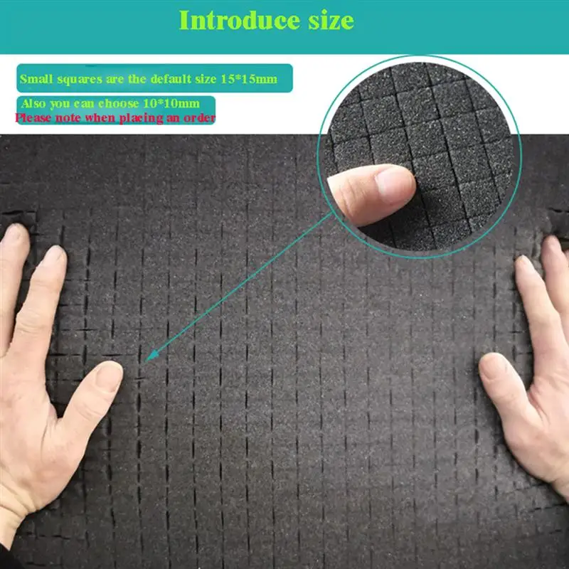 Pre-Cutting Foam Insert High Density Pick Pluck Foam For L-Boxx2 Power Tool Transport System​​ For Hand Tool /Tool Box/Tool Case