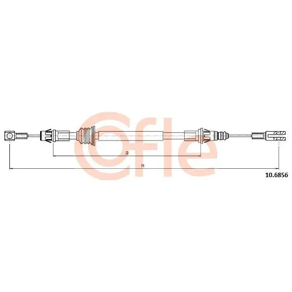 Трос стояночного тормоза RENAULT: MASTER IIIFR/3300 1032/757 mm