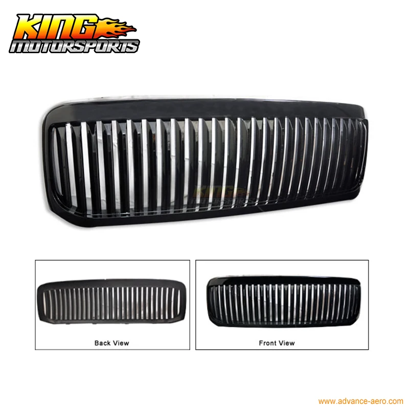 Подходит для 99-04 Ford F250 F350 поворотная Вертикальная решетка черная американская