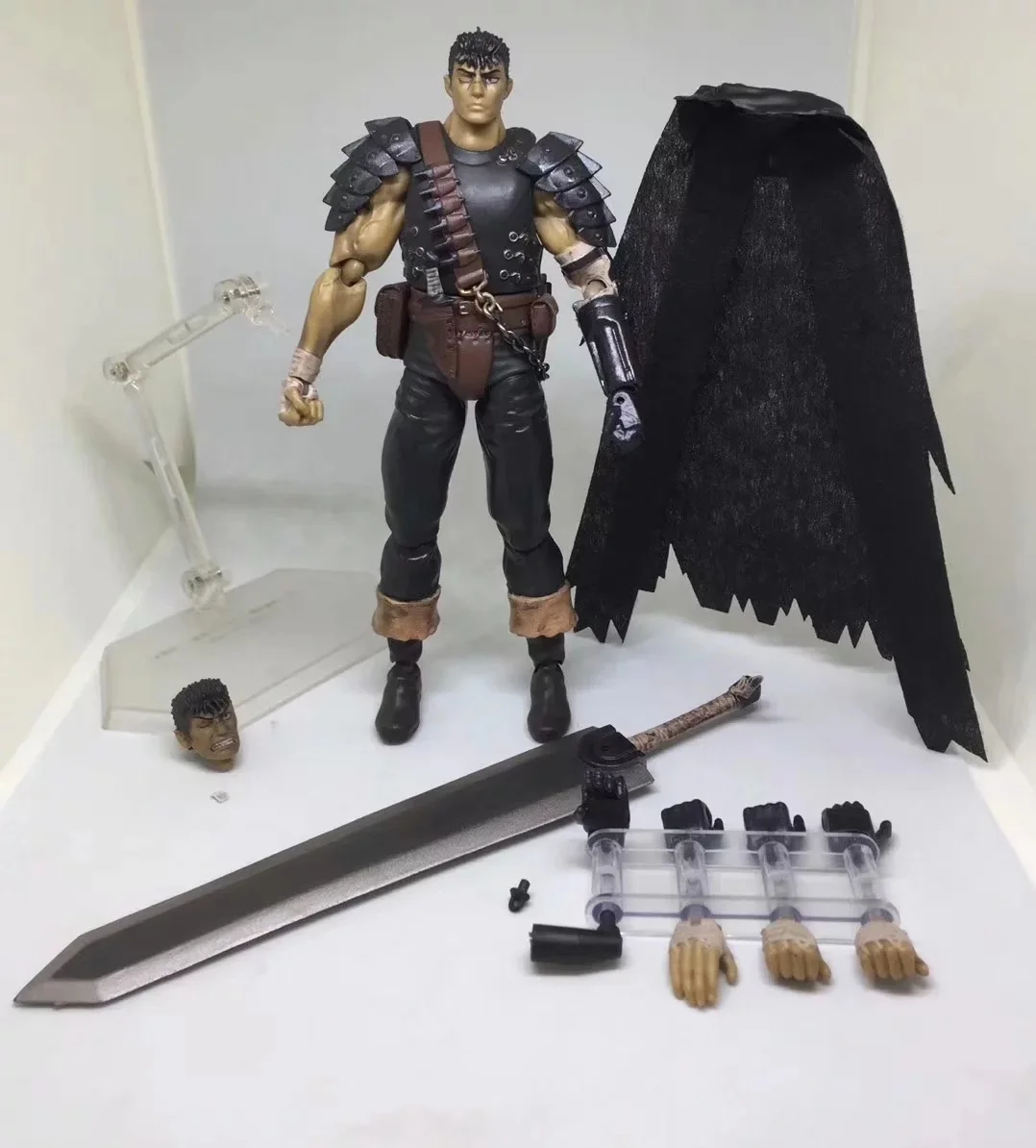 

Ollie Anime Figma 359 Jianfeng Legendary Gus Black Swordsman Ver. Brand Warrior Garage Kit