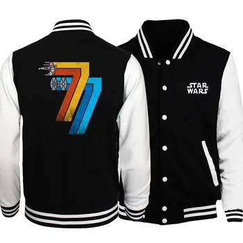 

Men handsome star wars trend baseball uniform new style streetwear coat sweatshirt 2019 autumn winter comfortable homme jackets