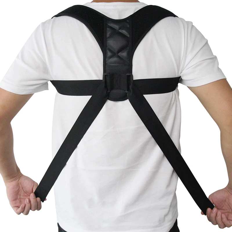 

Wholesale Upper Back Support Corset Men Women Clavicle Humpback Posture Breathable Back Straightener Back Support Braces