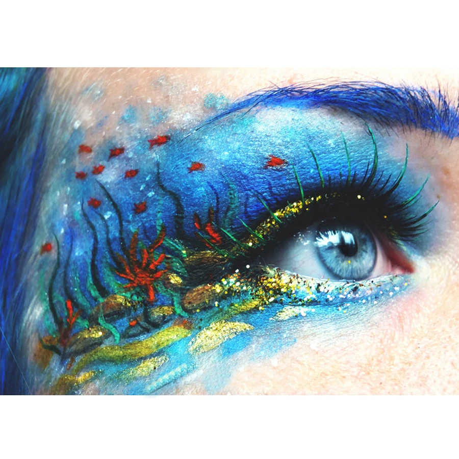 Алмазная 5D картина сделай сам blue beauty eye вышивка крестиком мозаика стразы наклейки