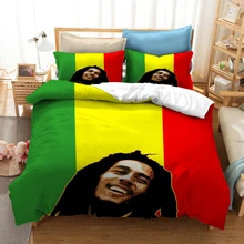Bluebell Feeling triangle Bob Marley 3D pościel z nadrukiem zestaw poszwy na kołdry poszewki  komfortowa pościel zestaw pościel pościel (bez arkusza) - AliExpress Dom i  ogród