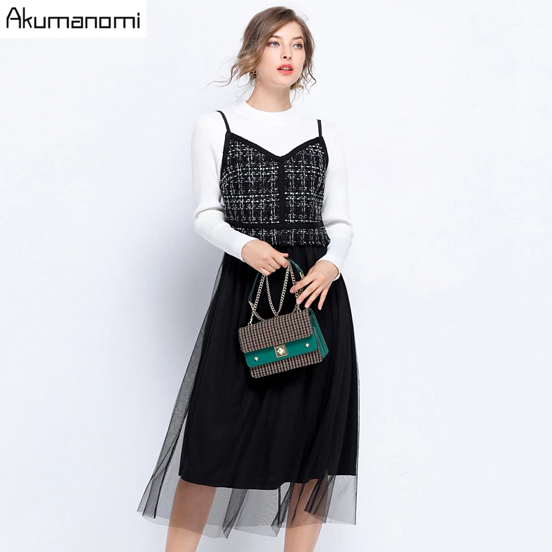 

Autumn Dress Women 2019 Plus Size 5XL-L V-neck Sleeveless Mesh Office Party Dress Free Shipping Vestidos De Verano Robe Femme