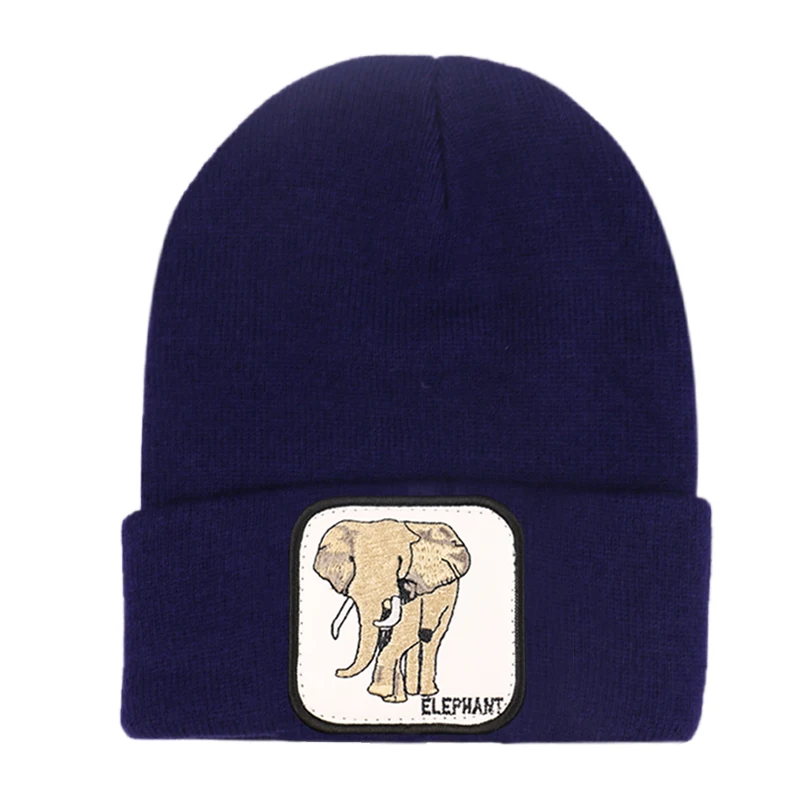 Winfox новые теплые вязаные зимние шапки с животными для женщин gorros Mujer invierno Skullies Bonnet Унисекс Beanie cap Прямая поставка