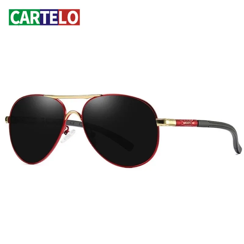 

CARTELO polarized sunglasses for men and women, fishing accessories, designer square unisex retro sunglasses, aluminum, UV400