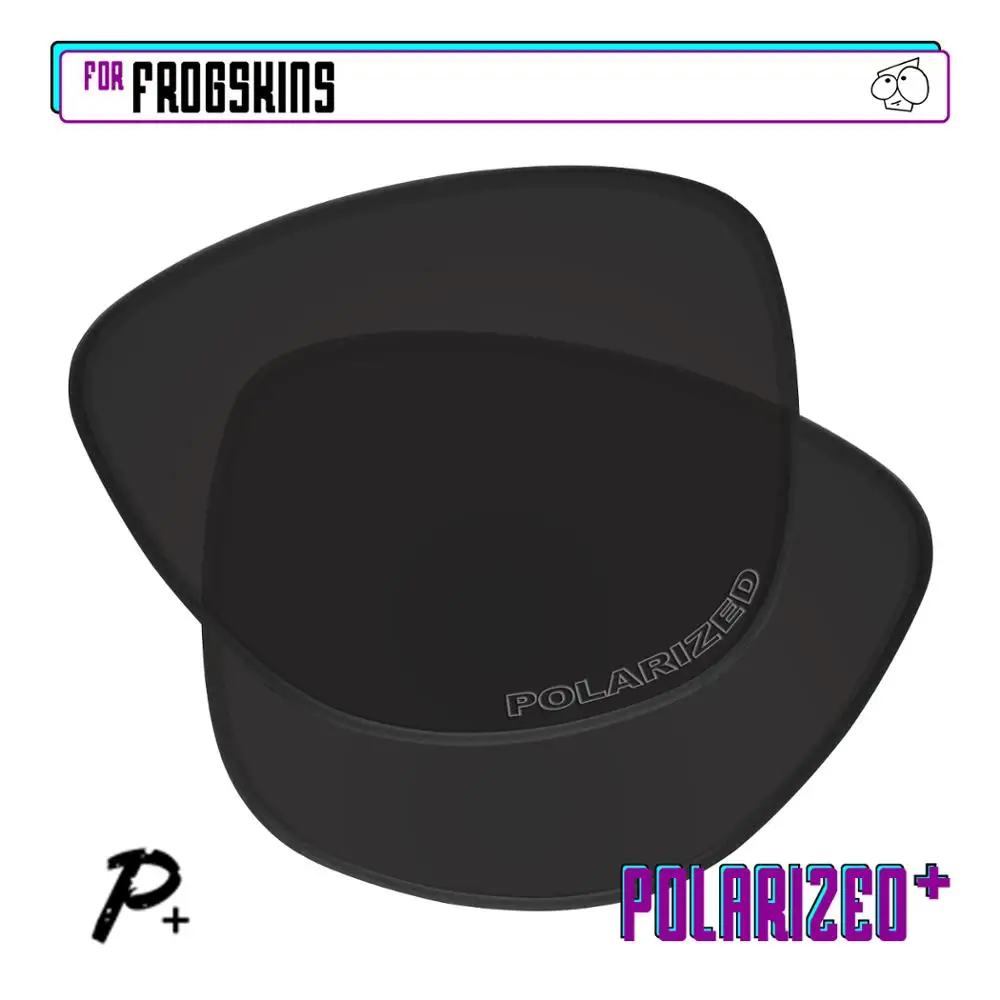 Ezreplace Polarizzati Lenti Di Ricambio Per-Oakley Frogskins Occhiali Da Sole-Nero P Più