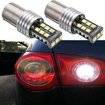 

2Pcs P21W LED 1156 BA15S Car Lights Canbus Turn Signal Reverse Brake Light for Volkswagen VW Passat B5 B6 01-10 LED Bulbs 12V