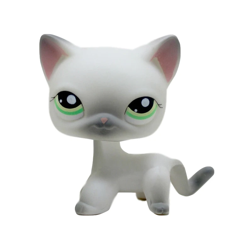 lot3 Littlest Pet Shop Animal Collection LPS Toy Shorthair Cat #28 #2291 & #2118 