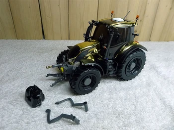 

Special Offer fine 1:32 N174 Gold Plating Tractor Agricultural Vehicle Model Doors and windows can be opened Alloy