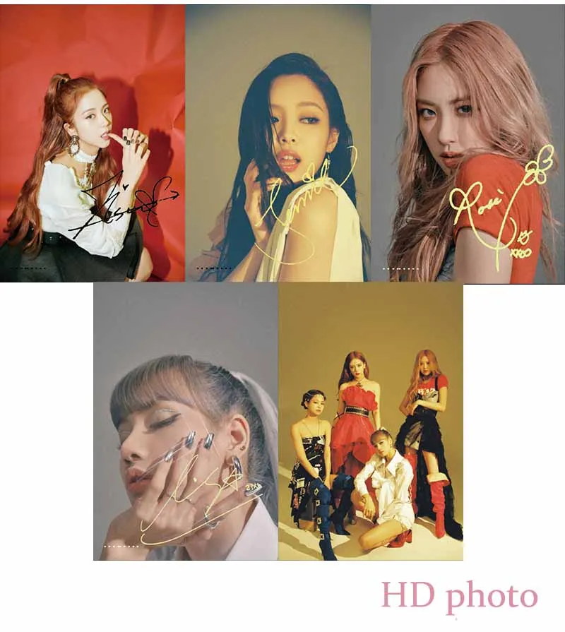 Мода Kpop Blackpink Изысканная Подарочная коробка постер Фотокарта подарок Bog и Cd Blackpink вентиляторы подарок на день рождения для девочек Прямая поставка