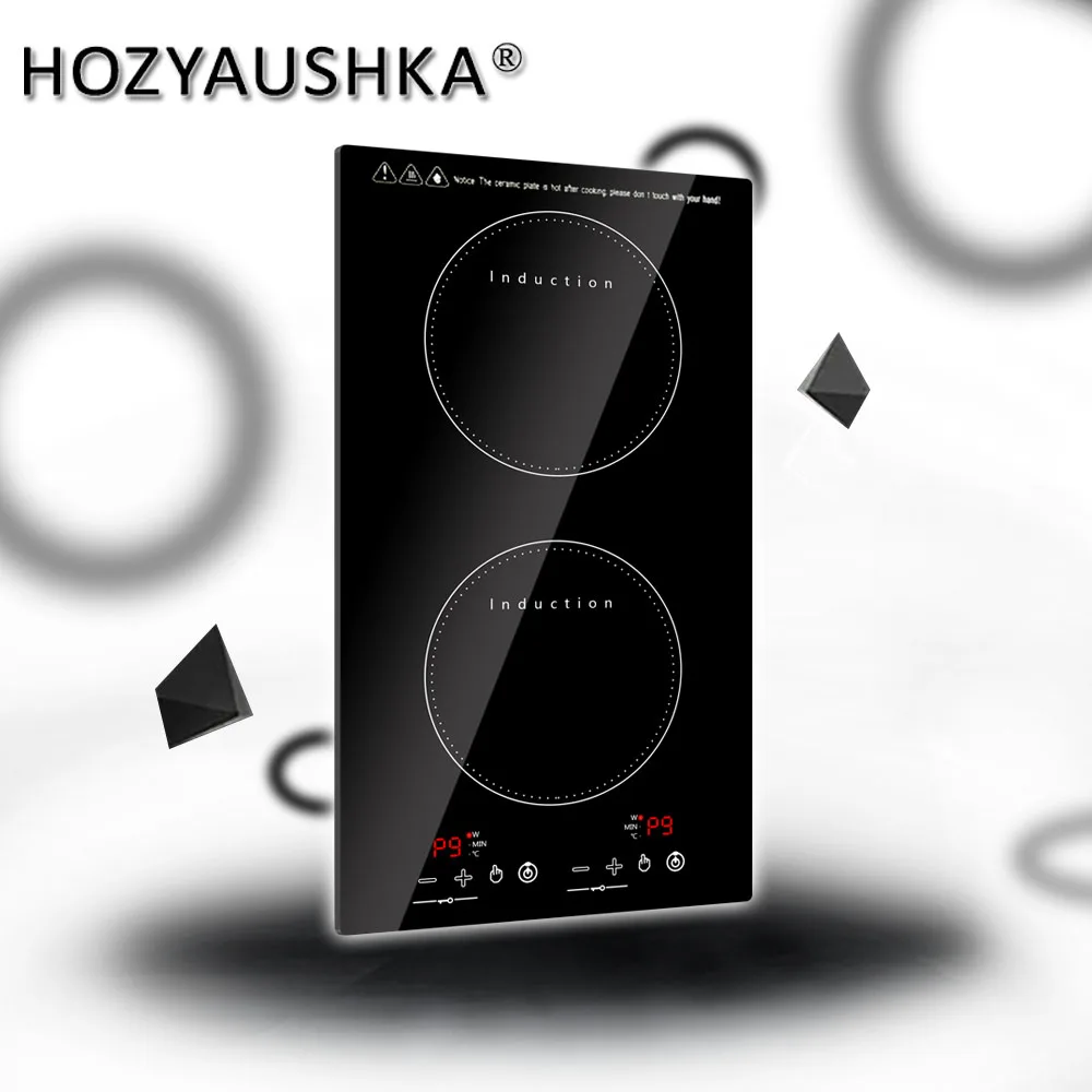 HOZYAUSHKA Double-head Induction Cooker 1200W+1800W High Power Induction Cooker Model DX8
