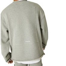 O pescoço hip hop esportes dos homens manga longa hoodies moletom moletom com capuz ajuste fino moletom masculino ginásio formação pulôver