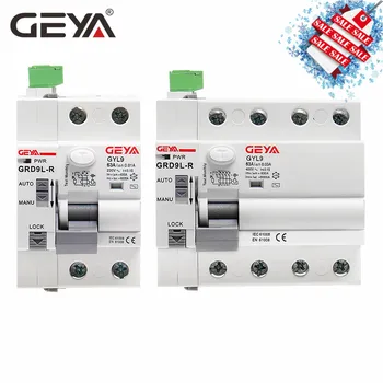 Free Shipping GEYA GRD9L Magnetic RCCB Self Recloser Circuit Breaker Remote Control Circuit Breaker 40A 63A Smart Breaker 10pcs hydraulic electromagnetic circuit breaker hd 30 1p 23a device protects the over magnetic circuit breaker