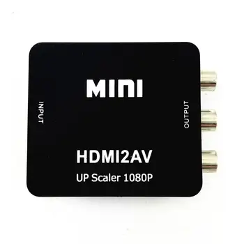 

1080P HDMI Mini VGA to RCA AV Composite Adapter Converter with 3.5mm Audio VGA2AV / CVBS + Audio to PC HDTV Converter