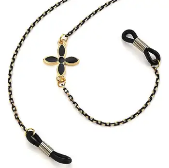 

SEKINEW Women Men Glasses Metal Chain Metal Sunglasses Flowers Beaded Eyeglass Lanyard Hold Straps Eyewear Retainer Jewelry Rope
