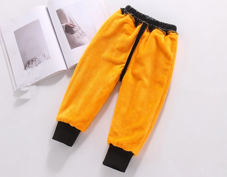 Dollplus/Новое поступление года; модные черные брюки; детские брюки; бархатные брюки для мальчиков; детские брюки из искусственной кожи; зимние брюки для девочек