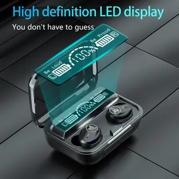 

TWS M16 LED Display Bluetooth 5.1 Earphones with Charging Box Stereo Earbuds wireless earphones headphone Stereo sport Headset