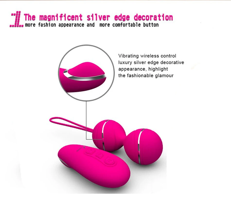 7 Speed Remote Control Exercise Ball Vibrating Ball Dual Vibrator for Women Fitness Balls Health and Fitness  Sensory Balls