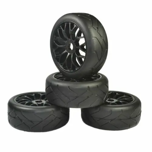 

1:8 Buggy on Road Tires 17mm Tires Make The RC More Ornamental and Practical for Kyosho Hobao HSP HPI 4Pcs 1/8 Off-road Tire