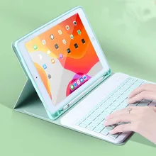 Защитный рукав Bluetooth клавиатура сенсорная панель Teclado для 2019ipad 10,2/pro 10,5/air3 Беспроводной Bluetooth клавиатура арабский на английском языке Защитный рукав Bluetooth клавиатура сенсорная панель Teclado для 2019ipad 10,2/pro 10,5/air3 Беспроводной Bluetooth клавиатура арабский на английском языке